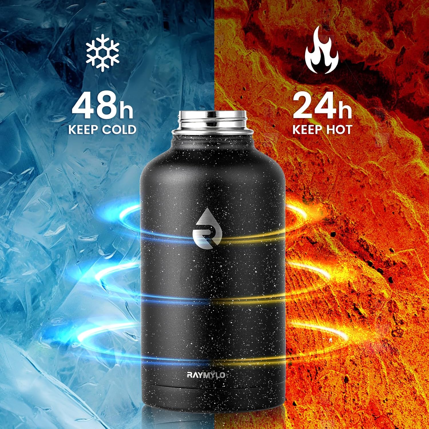 64oz Insulated Water Bottle,