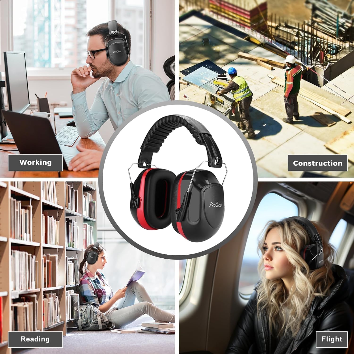 ProCase Noise Reduction Ear Muffs.