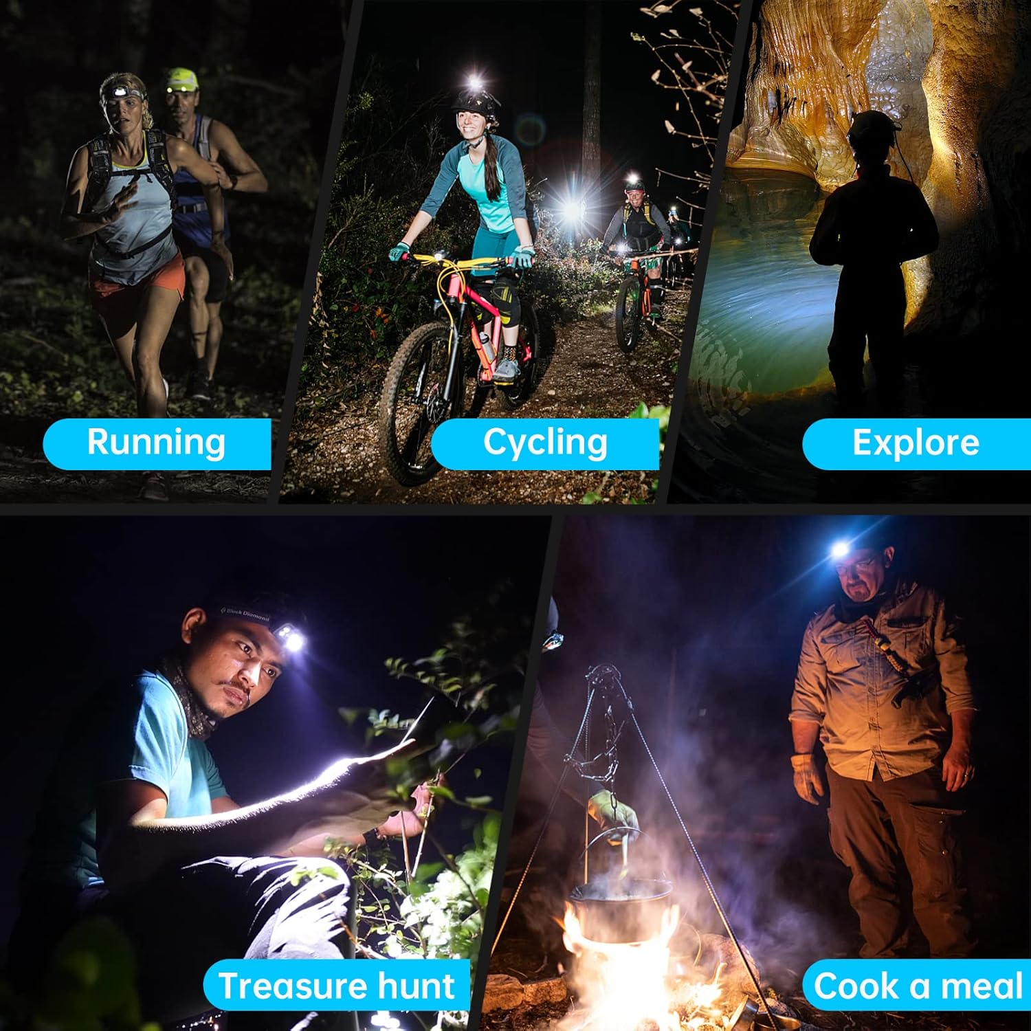 LED Rechargeable Headlamp